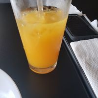 Mango juice at Hot and Cold Cafe in Lynchburg