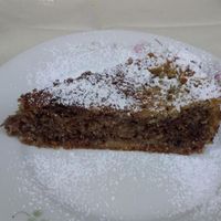 chocolate cake at Bio Sound System in Venice