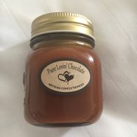 vegan caramel sauce  at Pure Lovin' Chocolate in Victoria