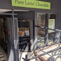 Entrance at the Pandora Street edge of Fan Tan Alley at Pure Lovin' Chocolate in Victoria