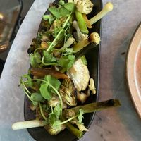 Fire-roasted veggies: decent but a bit too raw for my taste  at Mr Watson in Amsterdam