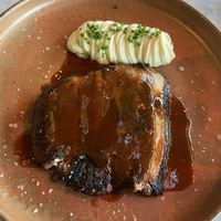 Lion’s mane steak: tasty and meaty  at Mr Watson in Amsterdam