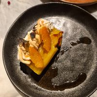 The fresh dessert. Sour jelly like cake with cream on top and a lovely bottom. Very rich in flavour. at Mr Watson in Amsterdam