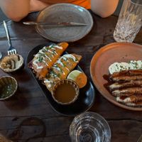 Birria tacos and lion’s mane steak  at Mr Watson in Amsterdam