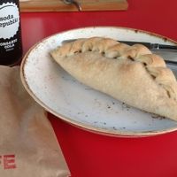 Vegan Cornish pastie at Foods For Life in Adelaide