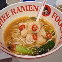 Golden Soup spicy ramen at Foochee Ramen in Barcelona