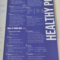 Build Your Own menu in English at Healthy Poke  in Gran Canaria
