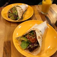 Burritos with extra avocado  at Dos Tacos - Gangnam in Seoul