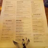 Ein paar vegane Optionen at Brunswick Book Club in Edinburgh