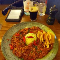Chili vegan at Brunswick Book Club in Edinburgh