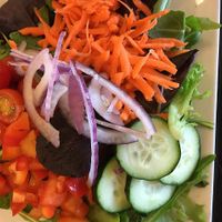 Garden salad at Baagan in San Ramon