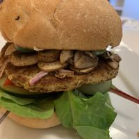 Mushroom burger again  at Baagan in San Ramon