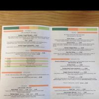 menu at Baagan in San Ramon