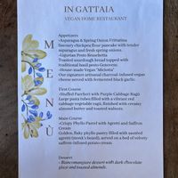   at In Gattaia Vegan Home Restaurant in Genoa