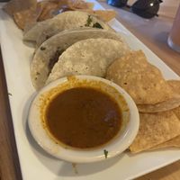 Jack fruit tacos  at Outer Banks Brewing Station in Kill Devil Hills