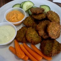 Organic falafel at The Healthier Place to Eat in Pocatello