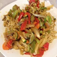 Stir Fry at The Healthier Place to Eat in Pocatello