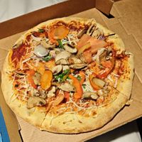 Vegan pizza at Domino's Pizza Groningen - Boterdiep - Centrum in Groningen