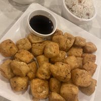 Salt and pepper tofu   at Liza Veggies 麗姐廚房 - Wan Chai in Hong Kong Island