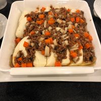 Steam Tofu with mock meat at Liza Veggies 麗姐廚房 - Wan Chai in Hong Kong Island