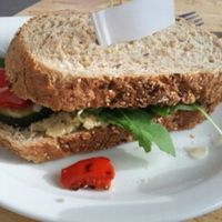 hummus sandwich  at Coffeelab in Eindhoven