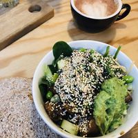 Ramen en zeewier (salad)  at Coffeelab in Eindhoven