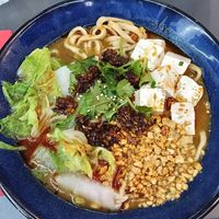 Tofu noodles soup at Noucadémie in Lyon