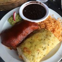 Charbroiled veggie burritos at Tarahumara in Midway