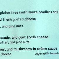 Vegan options  at brennNessel in Dresden