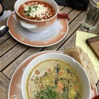 2 stews with bread   at brennNessel in Dresden