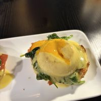 Eggs benedict  at Green Table in Trinity