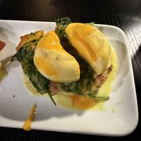 Eggs benedict  at Green Table in Trinity