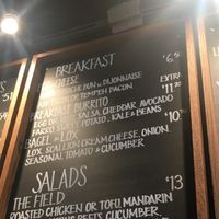 Had the breakfast burrito with tofu and no cheddar. Very filling and delicious at Diesel Cafe in Somerville