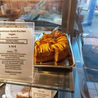 Hazelnut apple cake at Heller's Vegetarisches Restaurant & Cafe in Mannheim
