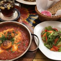 Shakshuka  at Nagila in Jerusalem