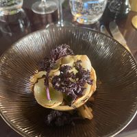 Onion tart  at Norrlyst i Tårnet in Copenhagen