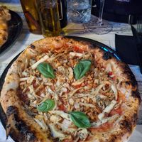 Pizza Foresta, tasty! at Podgrzany Talerz in Szczecin