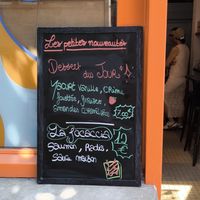 Menu as of July 2026 at Le Monde à l'endroit |  The World the Right Way Up in Saint-malo