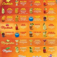 Drink menu at Mexi & Co in Sherbrooke