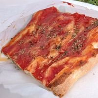 Marinara slice (£3.50) at Taste of Napoli in Bristol