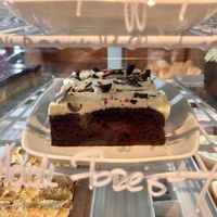 Vegan Black Forest cake   at Garden Cafe Pitlochry in Pitlochry