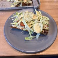 The Big Royale with Vegan Cheesee  at Ruse Crust Collective Slabtown in Portland