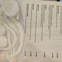 Pagina menu vegano at Zero 11  in Settimo Torinese
