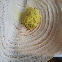 Potato dosa at Taj Chaat House in Irving