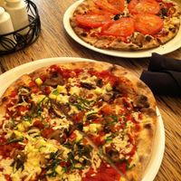 Vegan pizzas at Malawi's Pizza in Provo