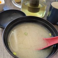 Miso, included with the lunch specials at Sushi-Ro in Ottawa