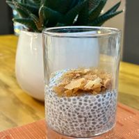Chia pudding  at The Talk Restaurant in Dubai