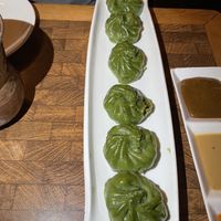 Spinach momos  at Annapurna Cafe in Seattle