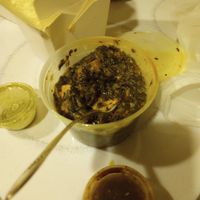 Palak tofu at Annapurna Cafe in Seattle