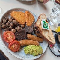 Full English - vegan style at The Banyan Tree in Manchester